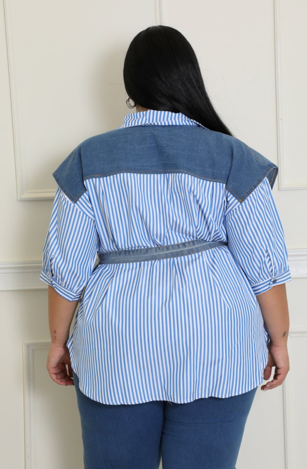 Denim Collared Shirt