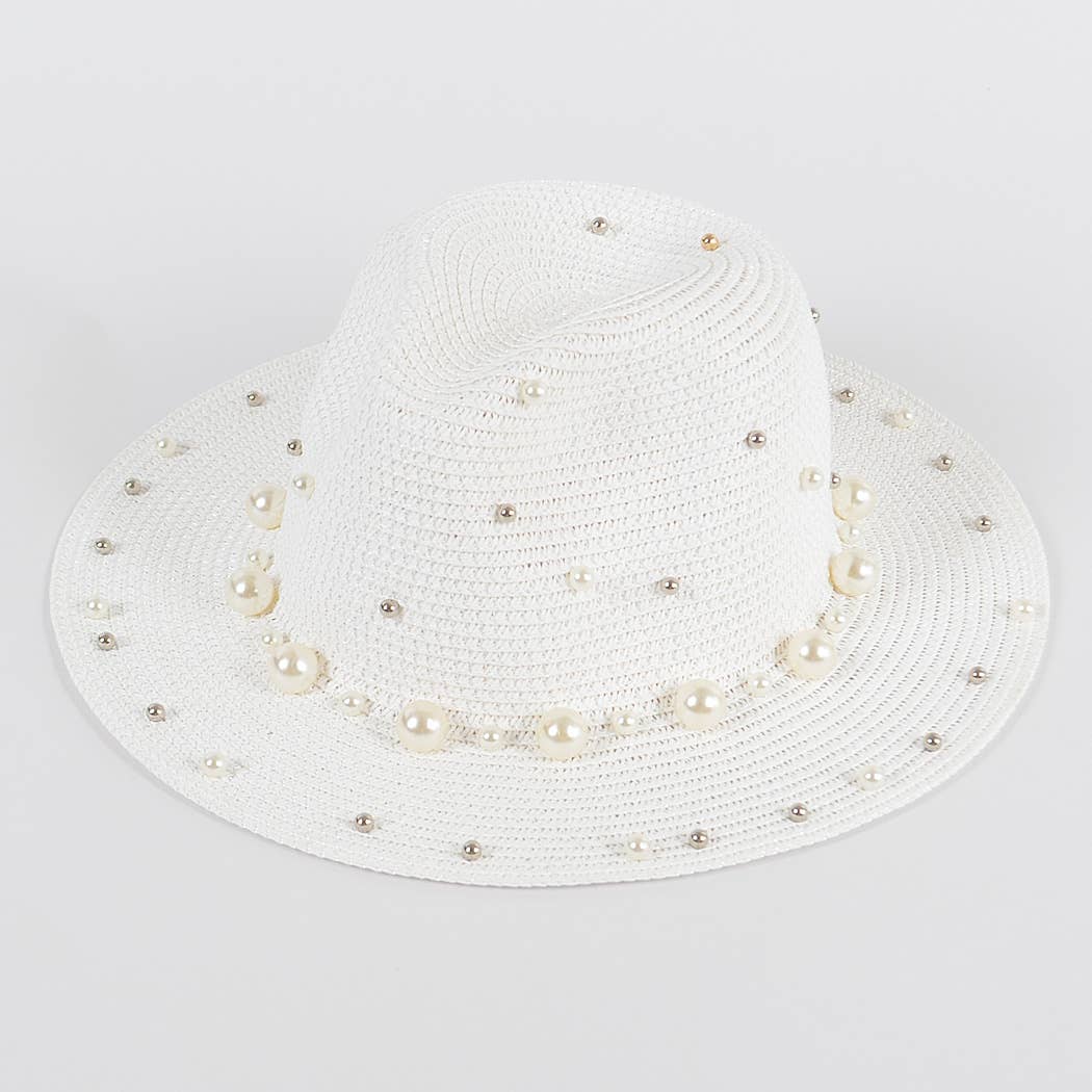 Beaded Fedora Hat