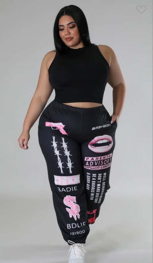 Graphic Pants