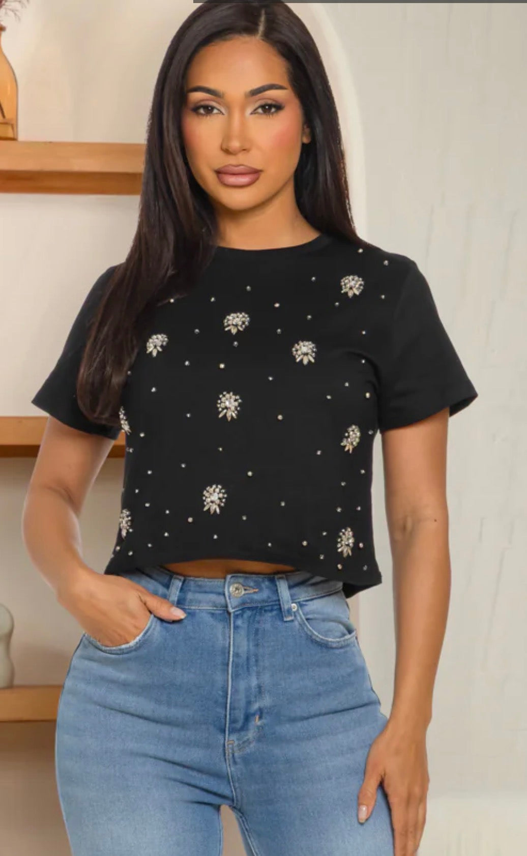 Champagne Sparkle Top