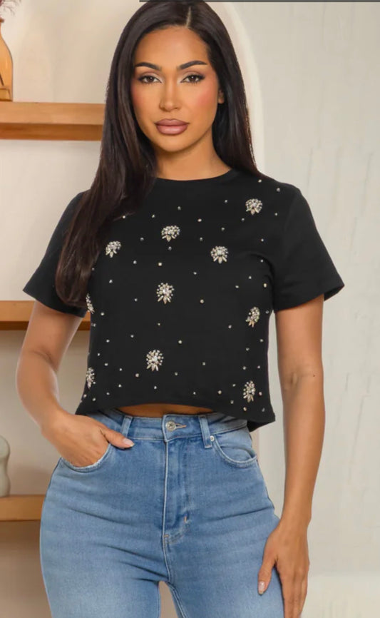 Champagne Sparkle Top