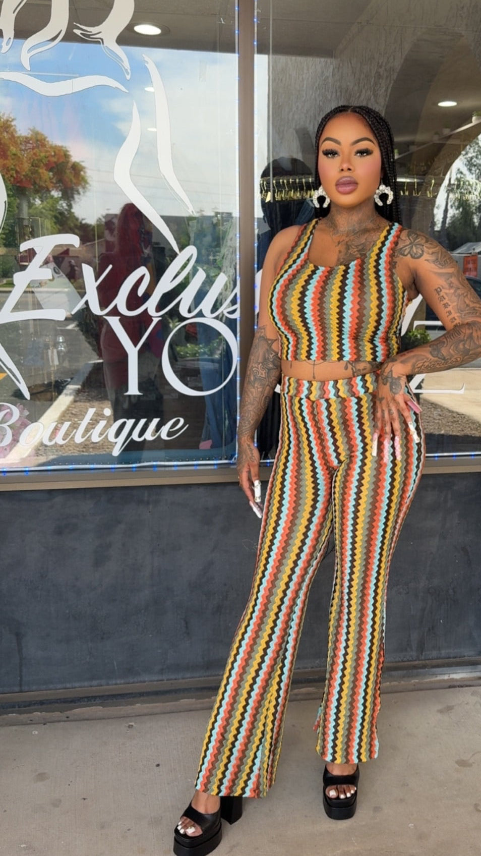 Crochet Pant Set