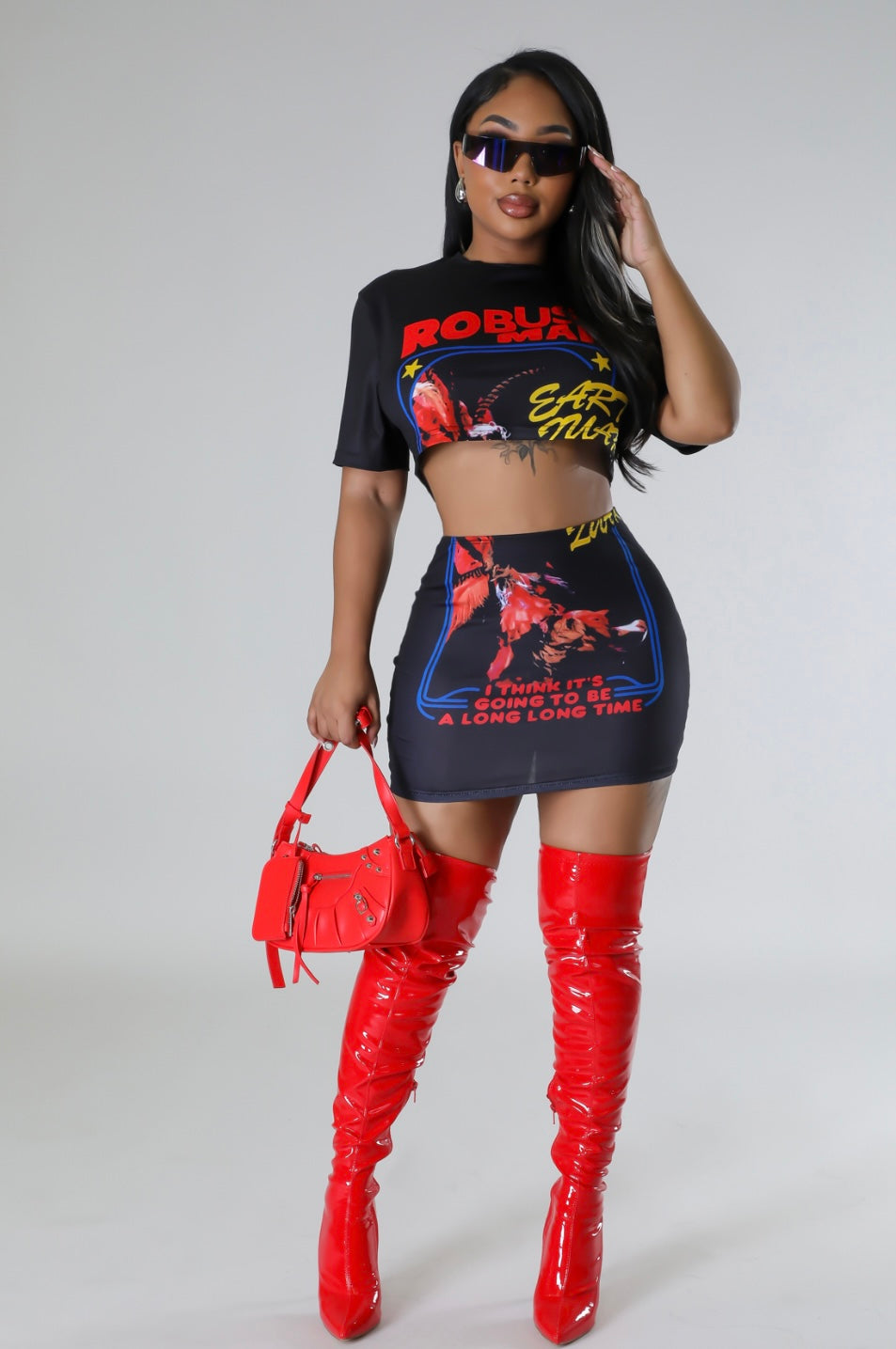 Hop In Skirt Set-Regular