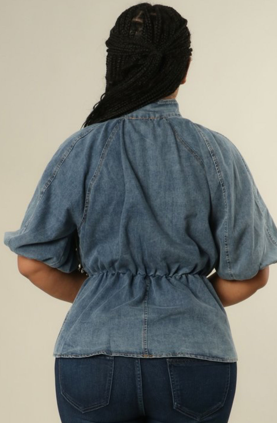 Blossom Denim Blouse