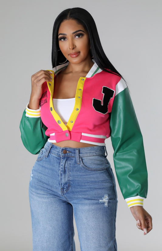 Set The Tone Varsity Jacket-Regular
