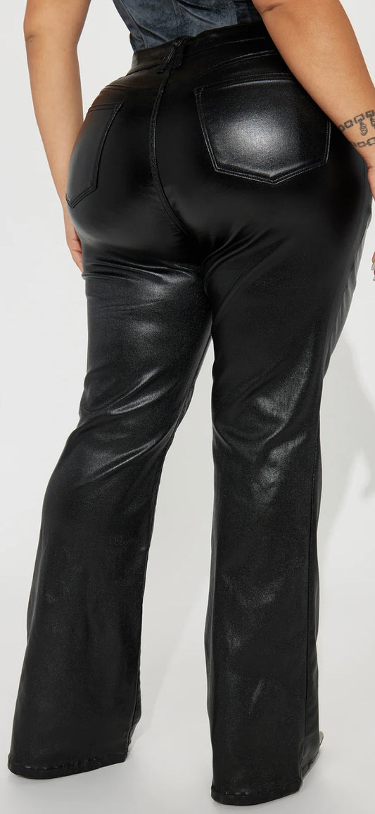 Claire Faux leather Pants