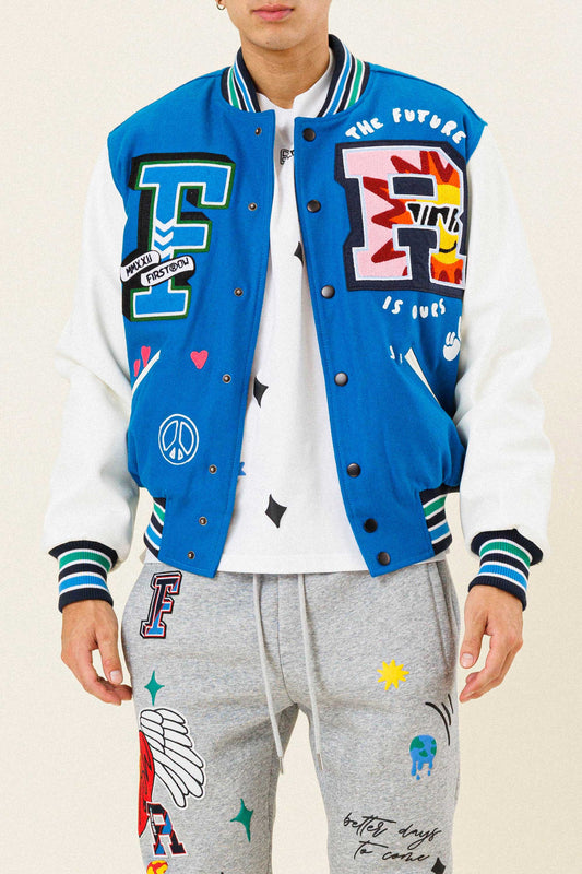 THE FUTURE IS OURS VARSITY JACKETS