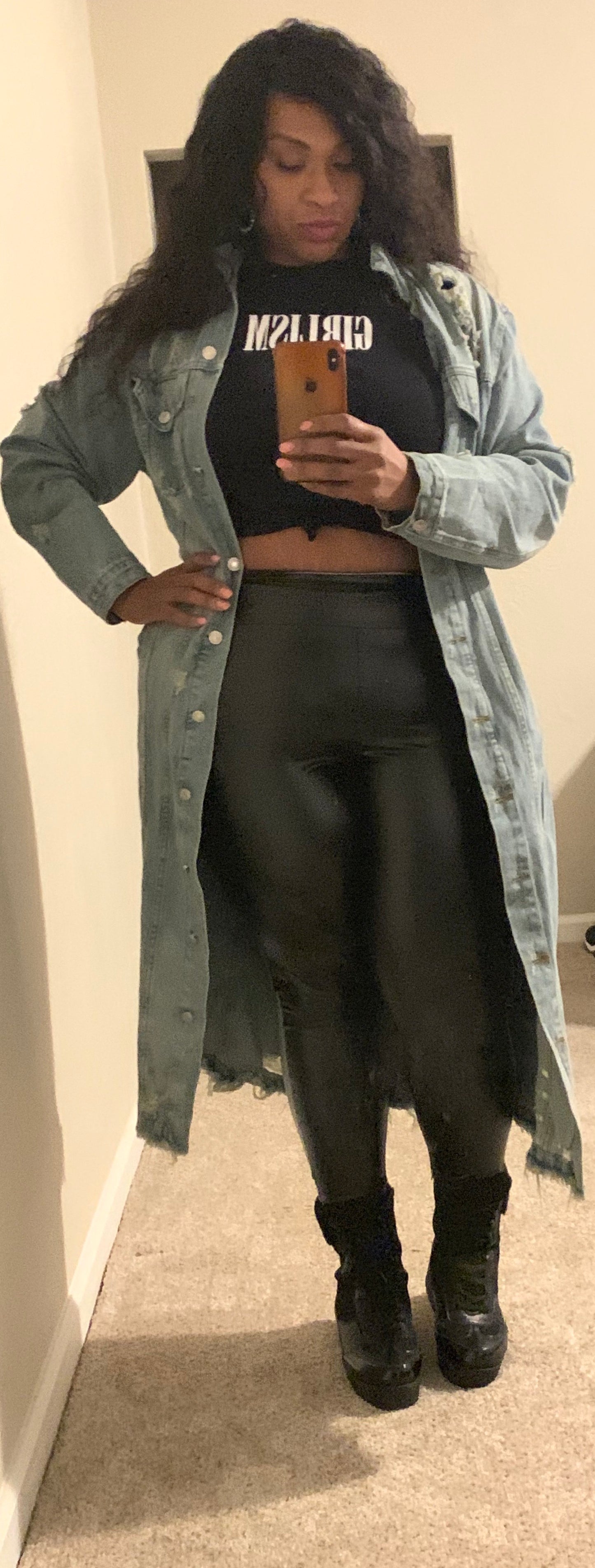 Denim Trench