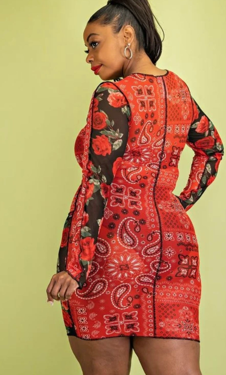 Rose Pedal Dress
