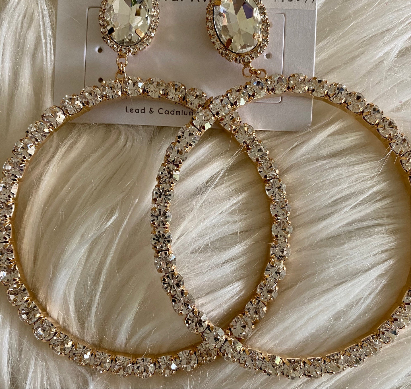 Jumbo Bling Hoops