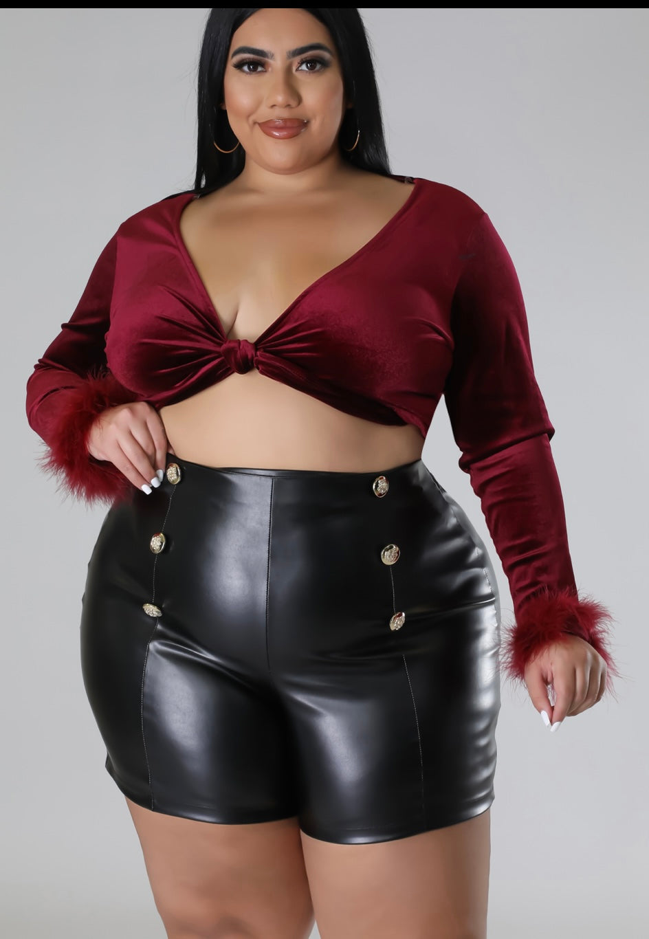 Cleopatra Leather Short