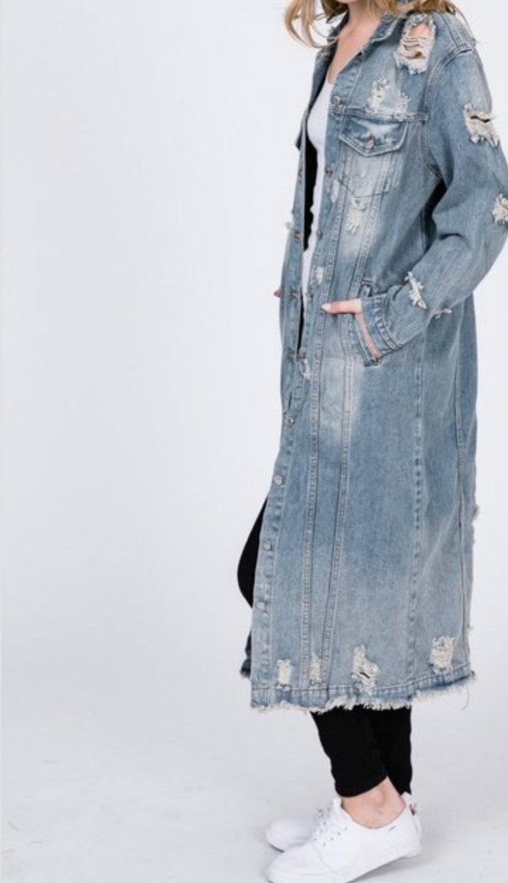 Denim Trench