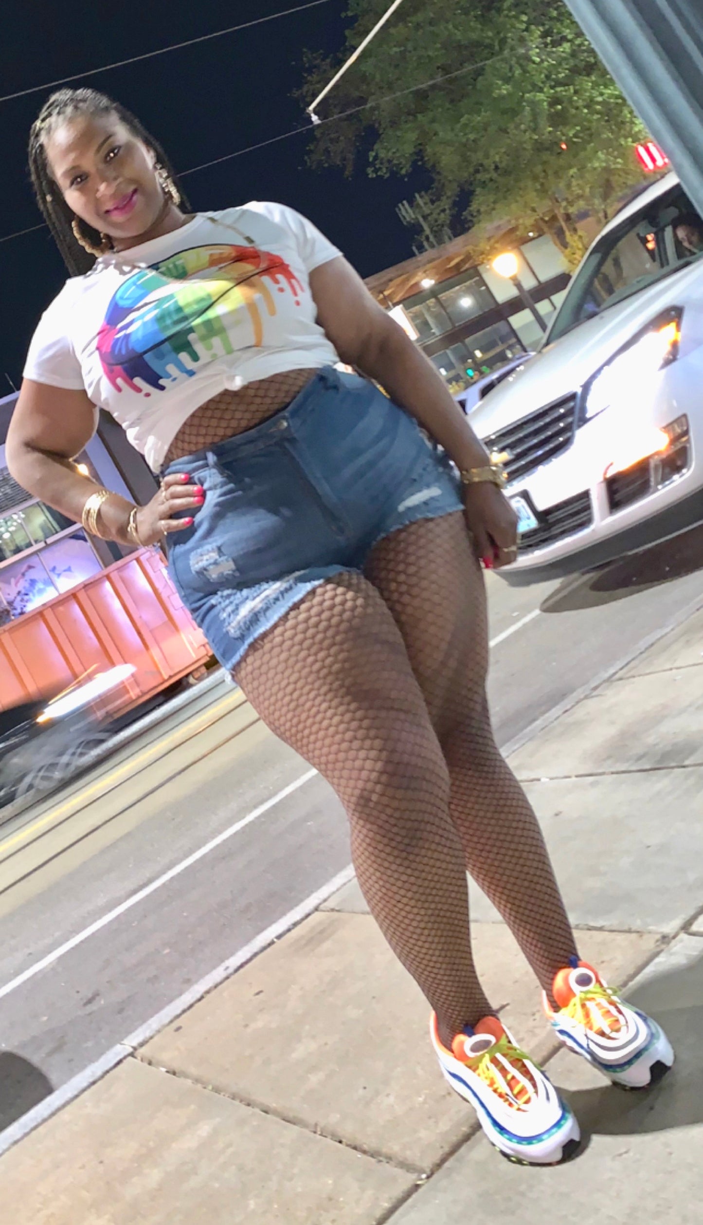 Mary Jane Distressed Shorts