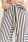 STRIPE WIDE LEG PANTS