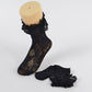Laced Floral Mesh Socks