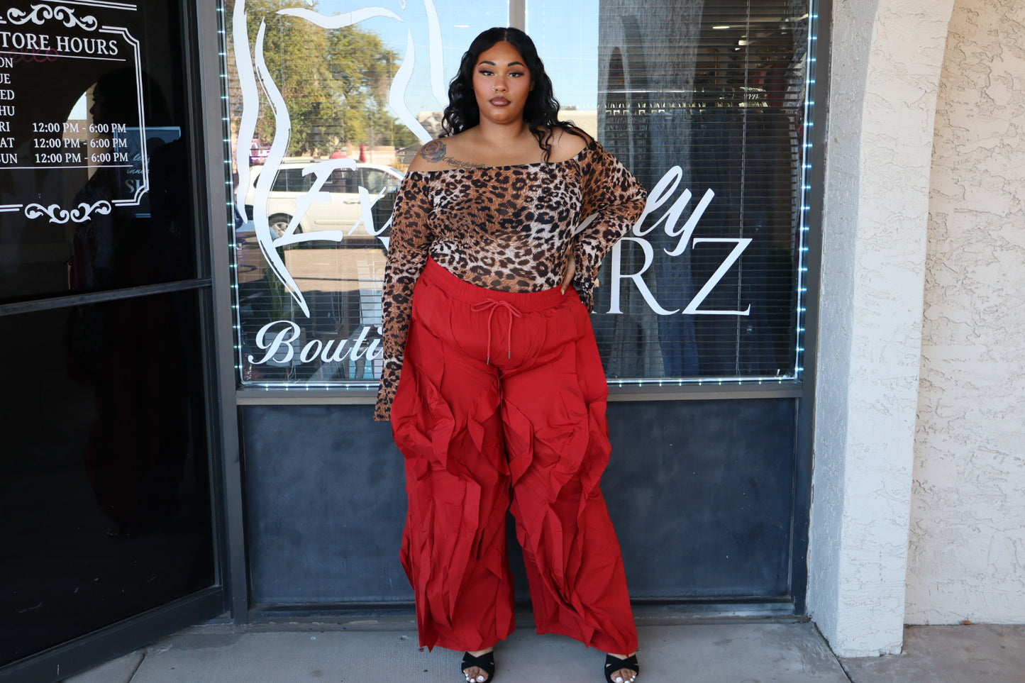 Soft Life Ruffle Jogger Pants