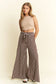 STRIPE WIDE LEG PANTS