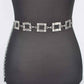 Square Metal Plus Size Chain Belt