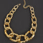 Hammered Link Chain Necklace