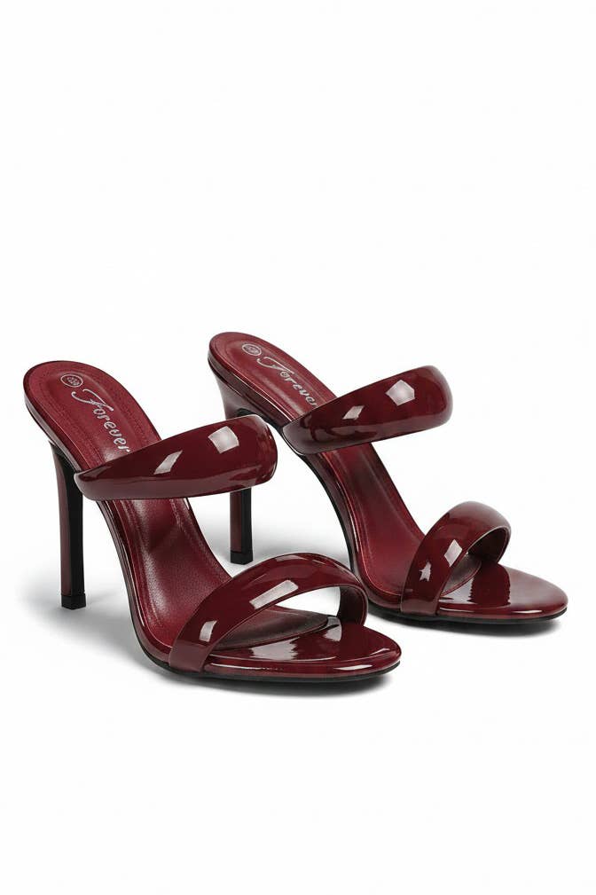 FL-ELVIA-03 - DOUBLE STRAP OPEN TOE HIGH HEEL