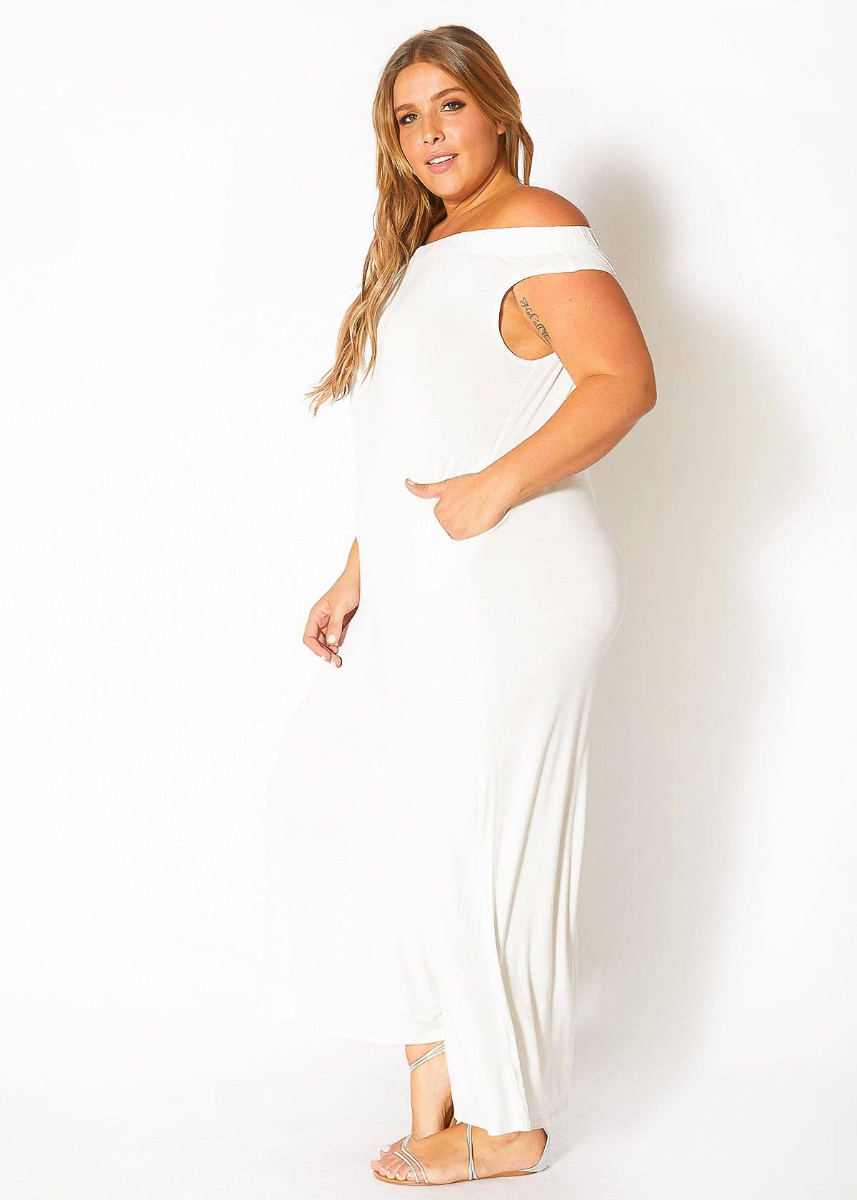 Bella Off Shoulder Wide Leg Jumpsuit
