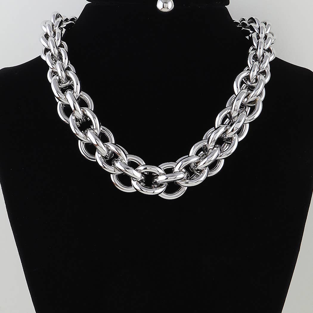 Multi Chain Link Necklace KS7184