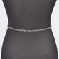 Square Metal Plus Size Chain Belt