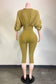 MINERAL WASH ULTRA RUCHED CAPRI ROMPER