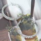 Multi Rhinestone 60mm Hoop Earring