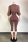 MINERAL WASH ULTRA RUCHED CAPRI ROMPER