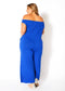 Bella Off Shoulder Wide Leg Jumpsuit