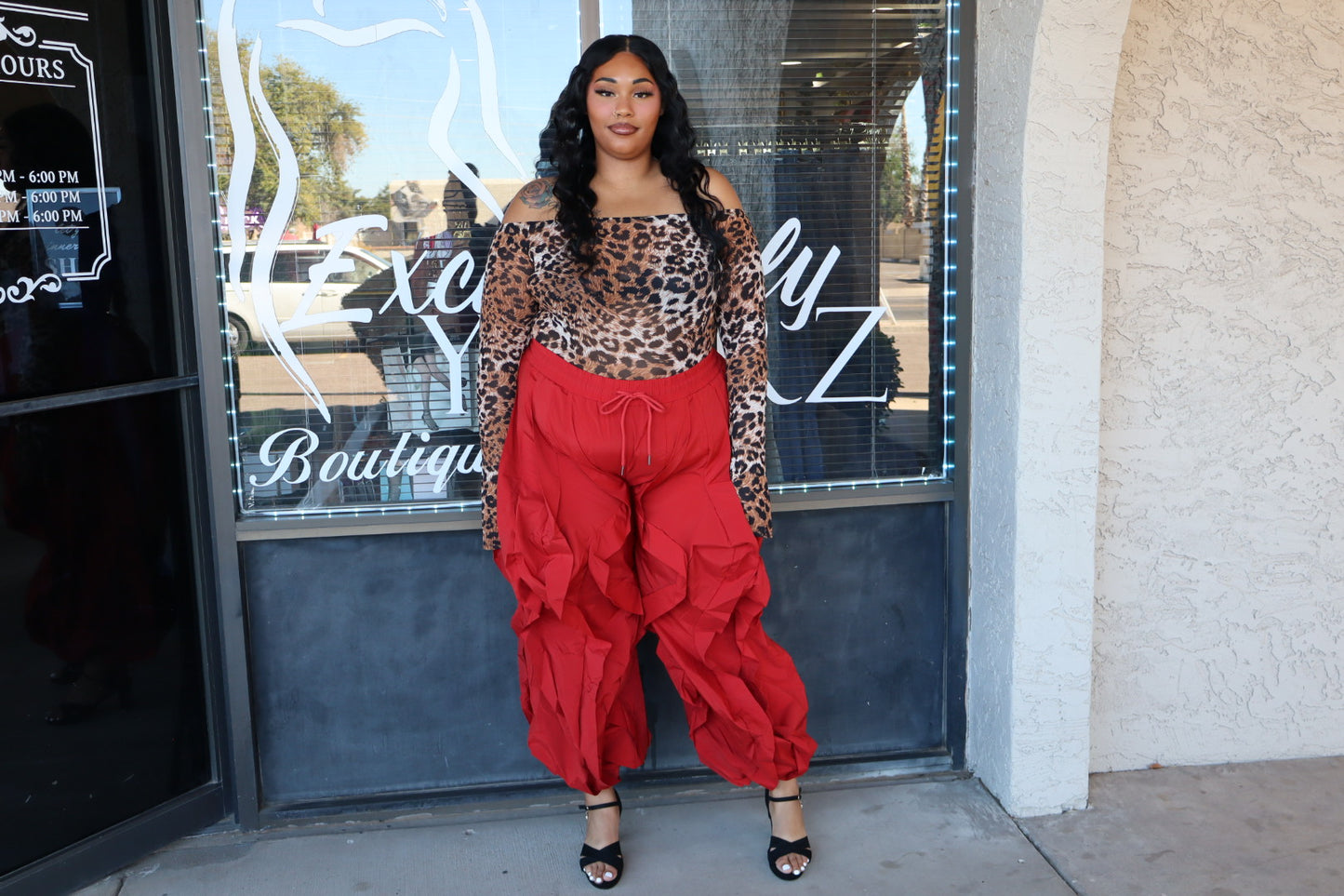 Soft Life Ruffle Jogger Pants