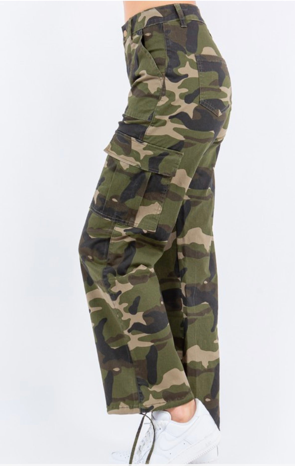 High Waist Cargo Pants (regular size)