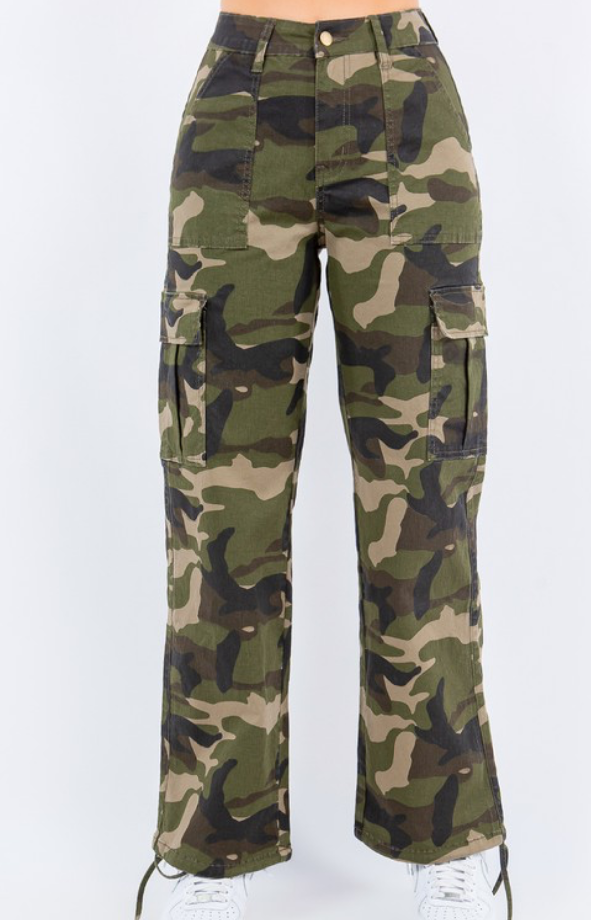 High Waist Cargo Pants (regular size)