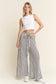 STRIPE WIDE LEG PANTS