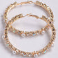 Luxury Stones Hoop Earrings