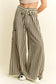 STRIPE WIDE LEG PANTS