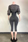 MINERAL WASH ULTRA RUCHED CAPRI ROMPER