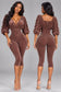 MINERAL WASH ULTRA RUCHED CAPRI ROMPER