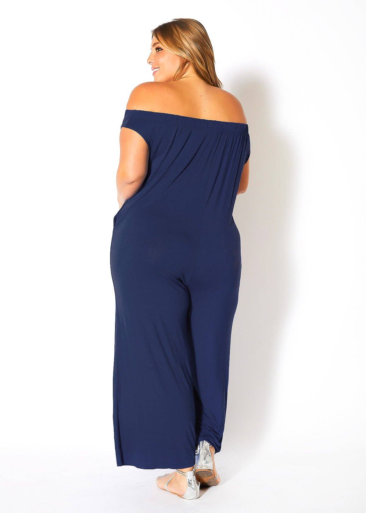 Bella Off Shoulder Wide Leg Jumpsuit