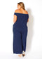 Bella Off Shoulder Wide Leg Jumpsuit