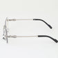 Modern Cheetah Rimless Sunglasses