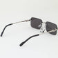 Modern Cheetah Rimless Sunglasses