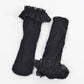 Laced Floral Mesh Socks