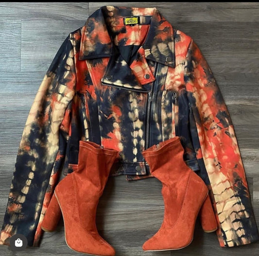 Rustic Biker Jacket