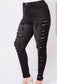 Side slit jeans