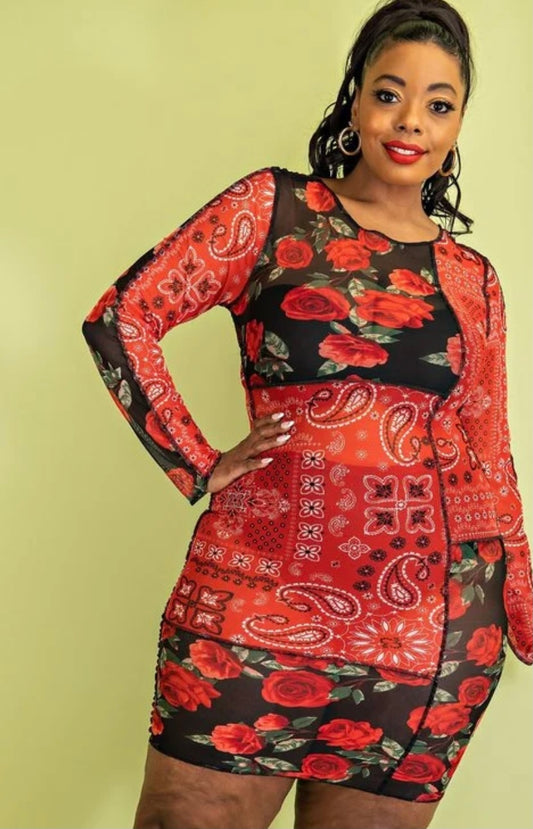 Rose Pedal Dress