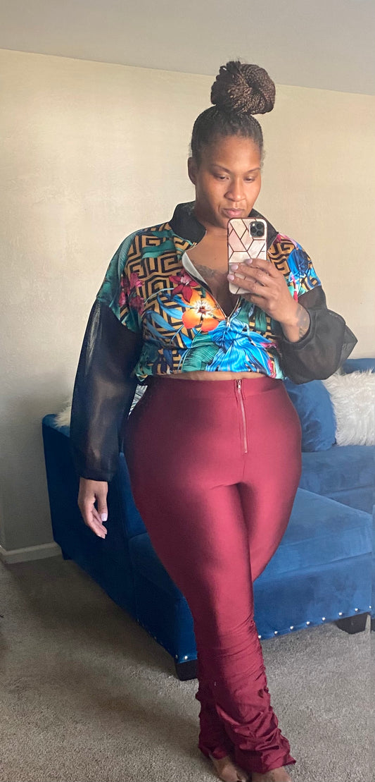 Stacked High Waist Leggings/Pants