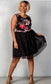 Floral tulle party dress